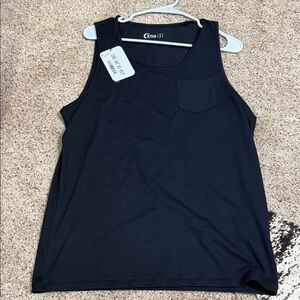 Black Tank Top for Men